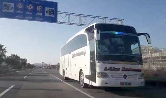 Yolu uzatmamak için ters yöne giren yolcu otobüsüne 9 bin TL ceza kesildi