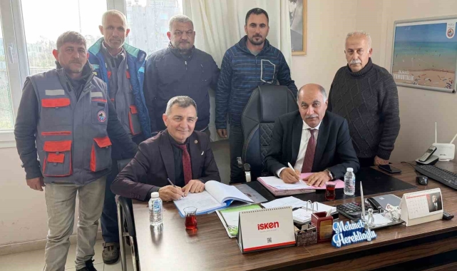 Yumurtalık Belediyesi'nde toplu iş sözleşmesi sevinci