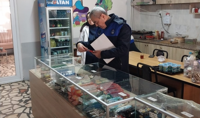 Zabıtadan okul kantinlerine denetim