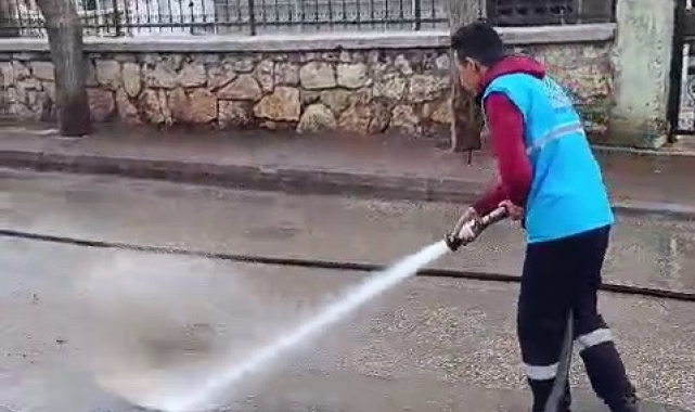 Adıyaman'da cadde ve sokaklar temizleniyor