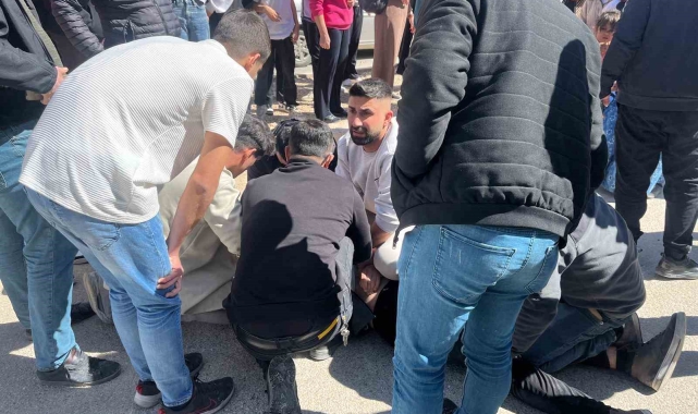 Adıyaman'da devrilen motosikletteki 2 kişi yaralı
