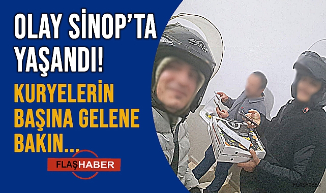 Adrese giden kuryeler şaştı kaldı