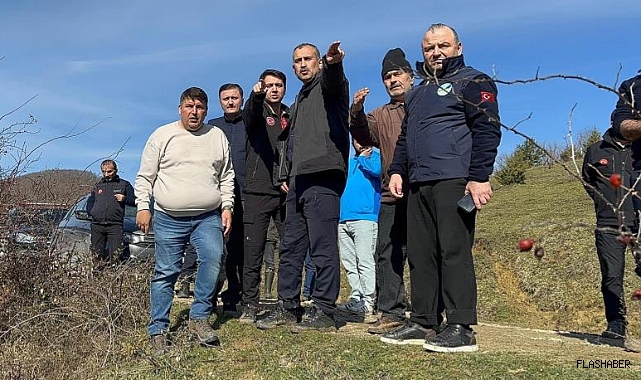 AFAD Başkan Yardımcısı Bozkurt, heyelan bölgesinde