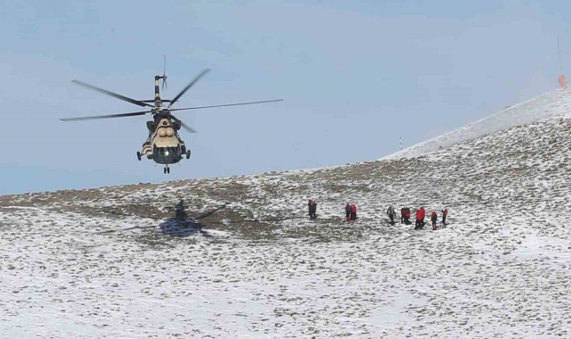 AFAD, EİT ülkeleri ve KKTC'nin katıldığı Kış Saha Tatbikatı'ndan kareleri paylaştı