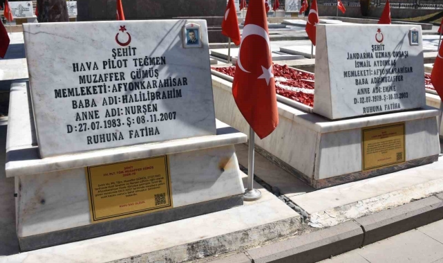 Afyonkarahisar'da 'Şehit Künye Bilgi Sistemi' projesi hayata geçirildi