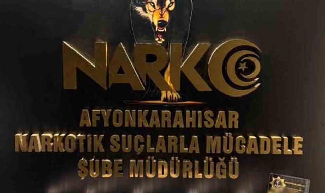 Afyonkarahisar'da uyuşturucu operasyonu: 1 kişi tutuklandı