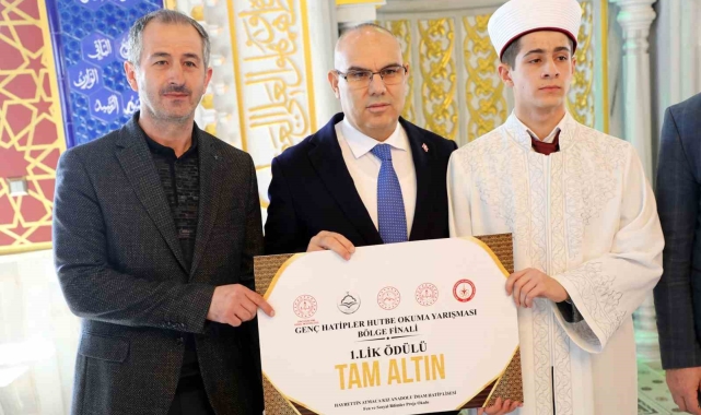 Ağrı'da Hutbe Okuma Yarışması Bölge Finali'nde Erzurum birinciliği kazandı