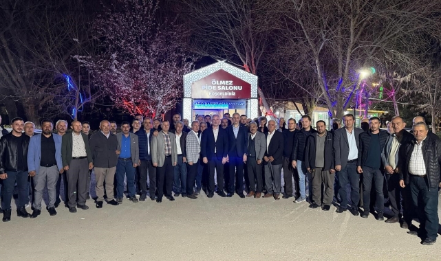 AK Parti Gediz'de esnafları dinledi