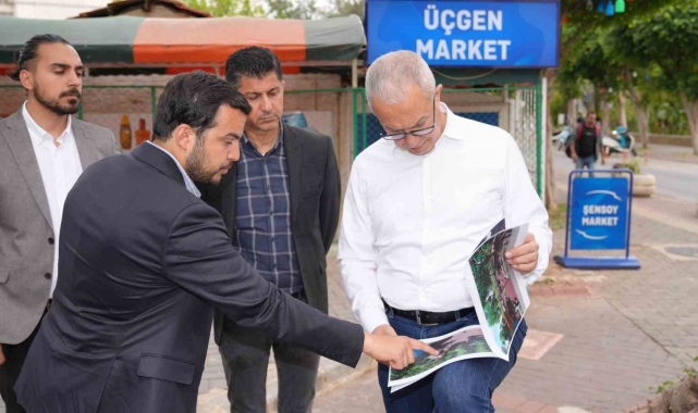 Alanya'da park ve bahçelerde yenileme çalışması