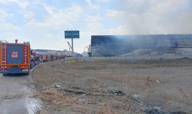 Ankara'daki fabrika yangını kontrol altına alındı