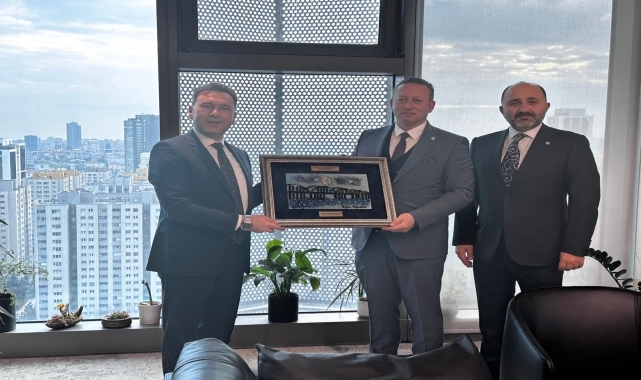 Bafra TSO'dan Halkbank Genel Müdür Yardımcısı Ermiş'e ziyaret