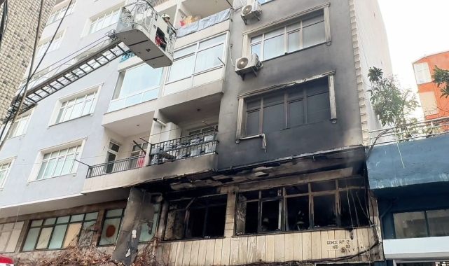 Bahçelievler'de korkutan yangın