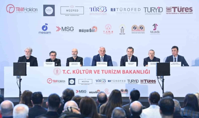 Bakan Ersoy: "Müzik meslek birliklerinin telif geliri 2 milyar TL'yi aşmış durumda"