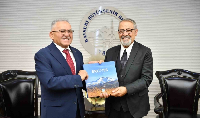 Başkan Büyükkılıç, Prof. Dr. Naci Görür'ü ağırladı