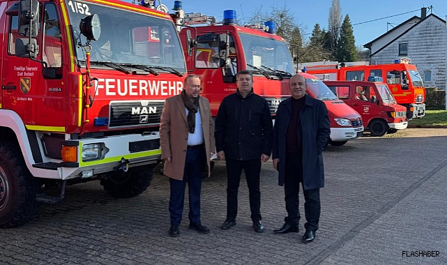 Başkan Gürbüz, İtfaiye filosuna donanımlı araçlar için Avrupa'da
