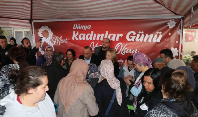 Başkan Özel'den kadınlara özel 12 bin çiçek fidesi hediyesi