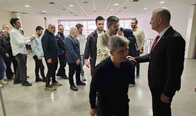 Başkan Sezer personel ile bayramlaştı
