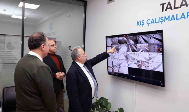 Başkan Yalçın kış çalışmalarını yönetti