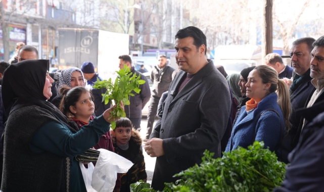 Başkan Yılmaz'dan pazar yerlerine ziyaret