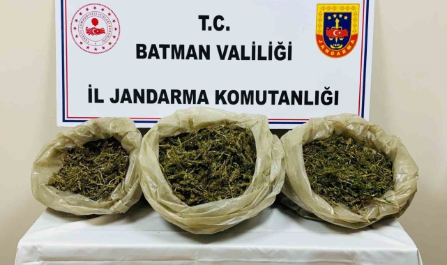 Batman'da bir evde 21 kilo esrar bulundu: 1 tutuklama