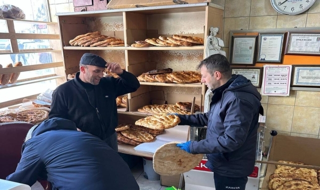 Bayburt'ta fırınlarda denetleme yapıldı