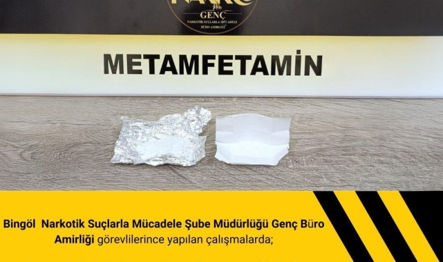 Bingöl'de uyuşturucu operasyonu