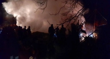 Bolu'da samanlıkta çıkan yangın söndürüldü