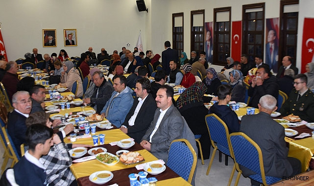Boyabat'ta şehit aileleri ve gaziler onuruna iftar yemeği düzenlendi