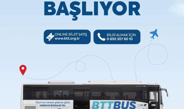 BTT, Bandırma'dan Sabiha Gökçen'e transfer seferlerini başlatıyor