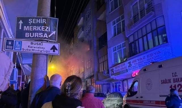 Bursa'da korkutan yangın