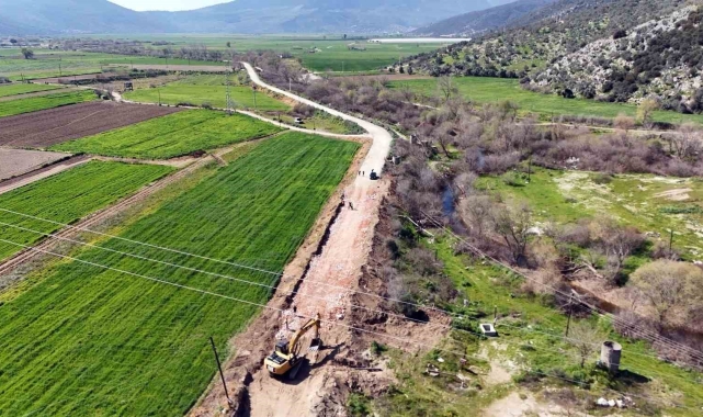 Büyükşehir'den Milas kırsalına 80 milyonluk yol yatırımı