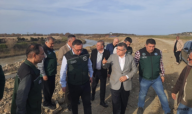 Çalışmaları yerinde incelediler