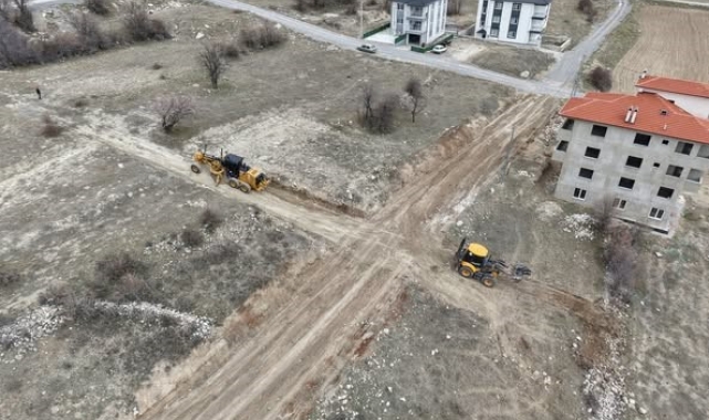Çameli'nde imar yolları açılıyor