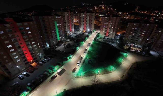 Canik'te aydınlık sokaklar, modern parklar