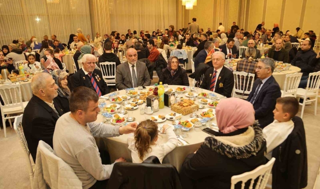 Canik'te şehit aileleri ve gaziler iftarda ağırlandı