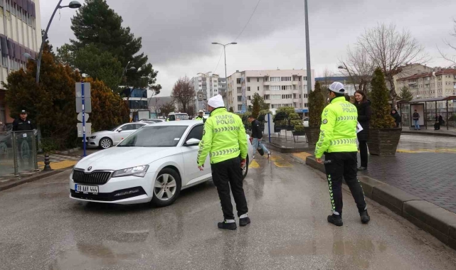 Çankırı'da 65 araç trafikten men edildi