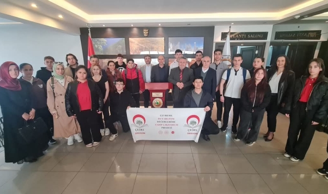 ÇEDES öğrenci gruplarından Orman Bölge Müdürlüğü'ne ziyaret