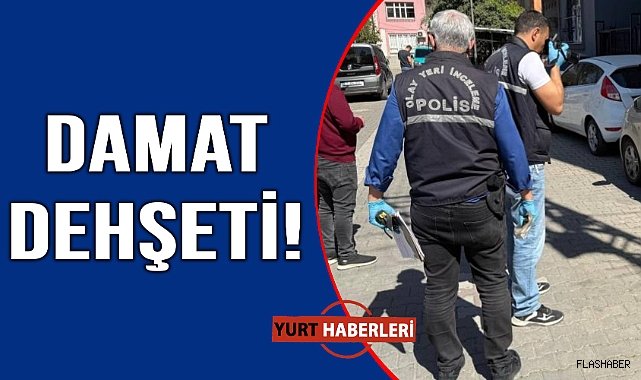 Cinnet geçiren damat terör estirdi:1 ölü, 3 yaralı