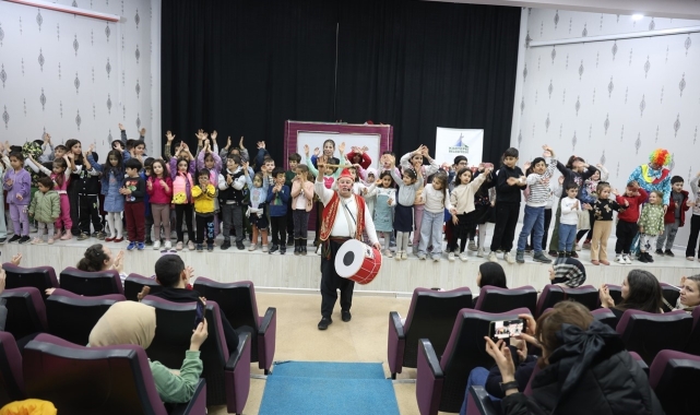 Çocuklar hem eğlendi hem öğrendi