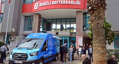 Denizli Defterdarlığı yoğunluk nedeniyle mobil ödeme aracı hizmetini başlattı