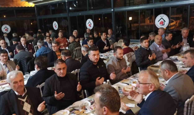 Devrekli muhtarlar iftar yemeğinde bir araya geldiler