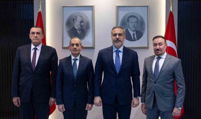 Dışişleri Bakanı Fidan, Irak Türkmen Cephesi Başkanı Turan'ı kabul etti