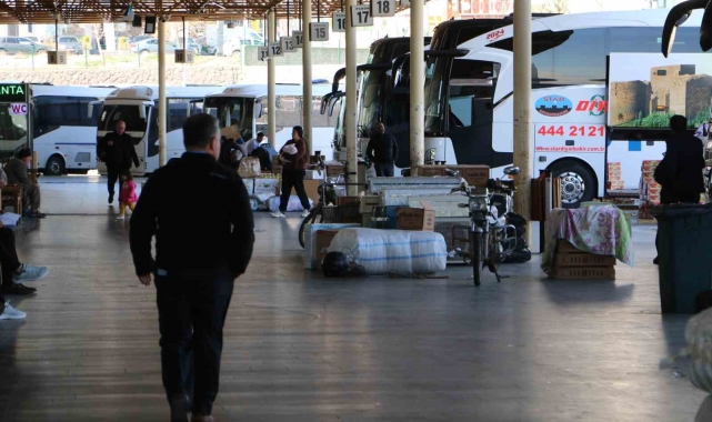 Diyarbakır Şehirlerarası Otobüs Terminali'nde bayramın ilk üç günü için rezervasyonlar doldu