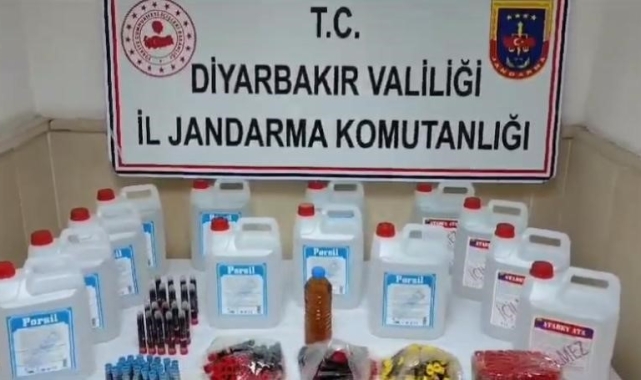 Diyarbakır'da 180 litre etil alkol ele geçirildi: 1 gözaltı