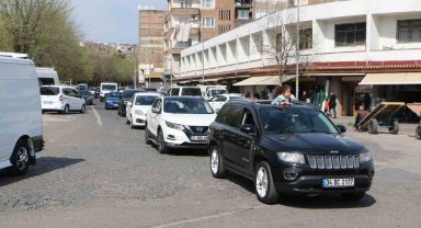 Diyarbakır'da bayram trafiği