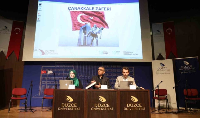 Düzce Üniversitesi'nde Çanakkale Zaferi'nin 110. Yıl Dönümü Kutlandı
