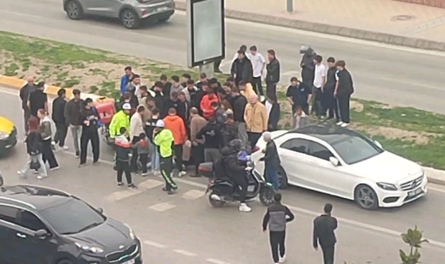 Edirne'de otomobile çarpan motosikletli ağır yaralandı