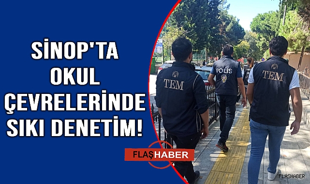 Ekiplerden okul çevrelerinde denetim! 