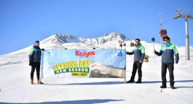 Erciyes'te kayak sezonu kapandı