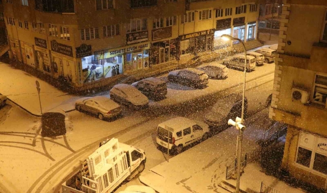 Erzurum'da bir günde iki mevsim